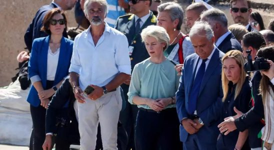 EU Chef verspricht Italien nach dem Aufschwung in Lampedusa neue Fluechtlingshilfe