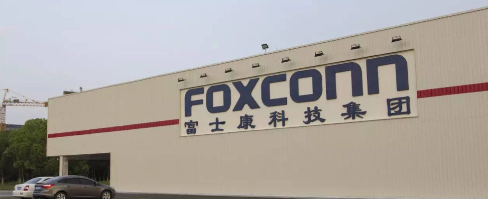 Foxconn Der iPhone Hersteller Foxconn wird seine Belegschaft im Land verdoppeln