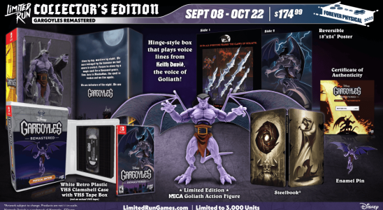 Gargoyles Remaster erhaelt abgefahrene Retro Sammlereditionen und neuen Trailer