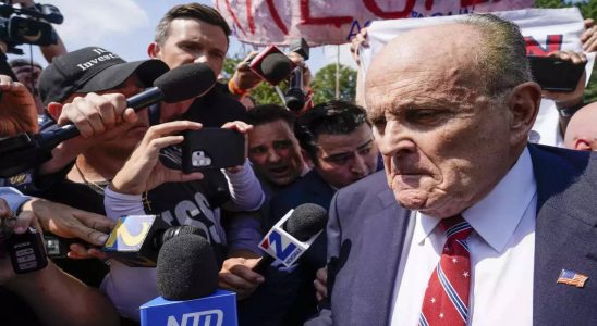 Giuliani Rudy Giuliani bekennt sich im Wahlfall in Georgia nicht