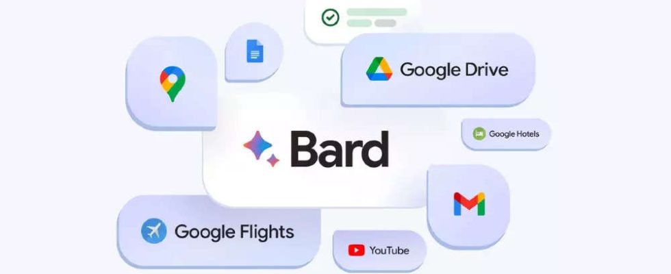 Google Der Bard Chatbot von Google ist jetzt in Gmail Docs