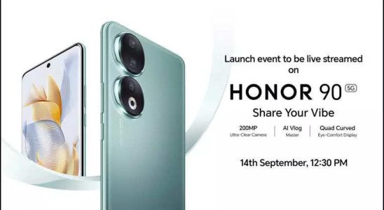 Honor 90 Smartphone mit 200 MP Kamera kommt heute in Indien auf den