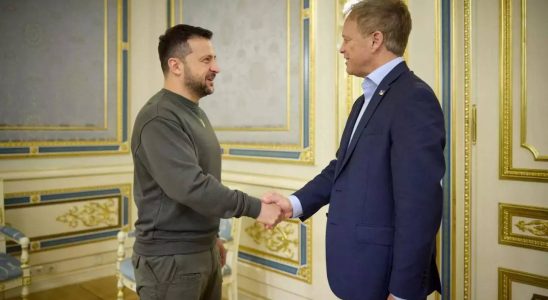 Kiew Der britische Politiker Shapps trifft Selenskyj bei seinem ersten