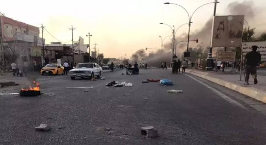 Kirkuk Irakische Sicherheitskraefte stationieren in Kirkuk nachdem bei ethnischen Zusammenstoessen