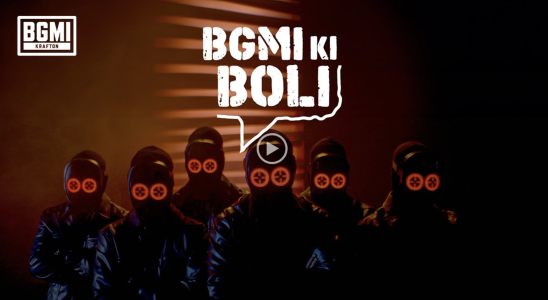 Krafton kuendigt BGMI Ki Boli Kampagne an