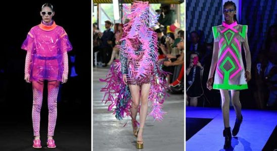 Laufsteg der Pariser Modewoche Mutige Weltraum Inspiration