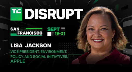 Lisa Jackson von Apple wird auf der Tech Disrupt 2023