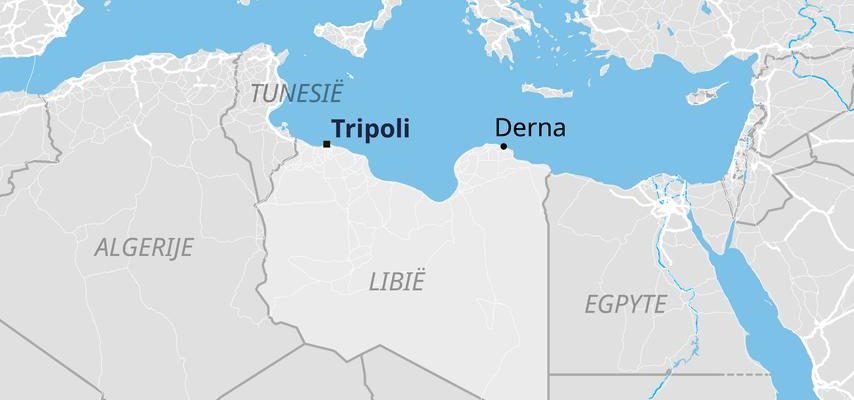 Mehr als tausend Leichen nach Ueberschwemmungen in der libyschen Stadt