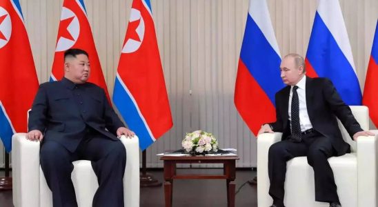 Nordkoreas Kim Jong un reist nach einem einwoechigen Besuch in Russland