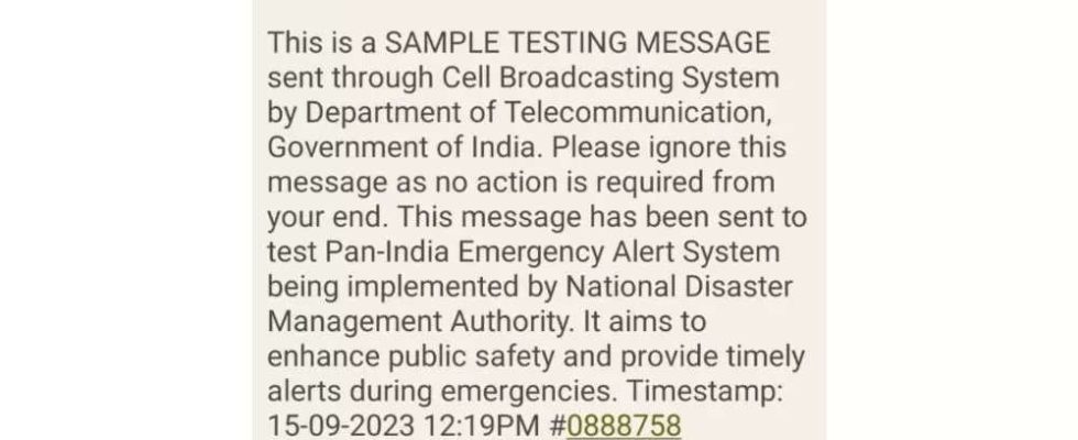 Notfallwarnungen Die Regierung „erklaert die an Android Telefonbenutzer gesendeten Notfallwarnungen