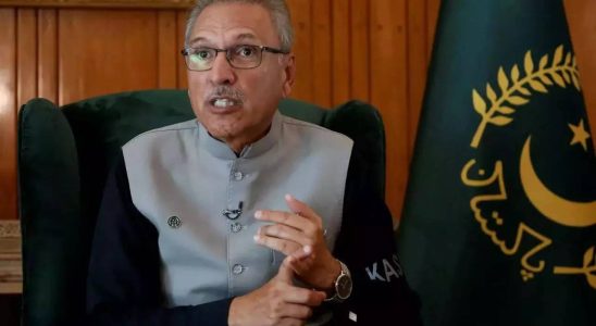 Parlamentswahlen Pakistans Praesident Arif Alvi „raet der Europaeischen Kommission am