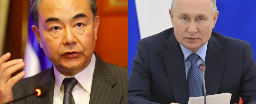 Putin Putin trifft Chinas Aussenminister in Russland Kreml