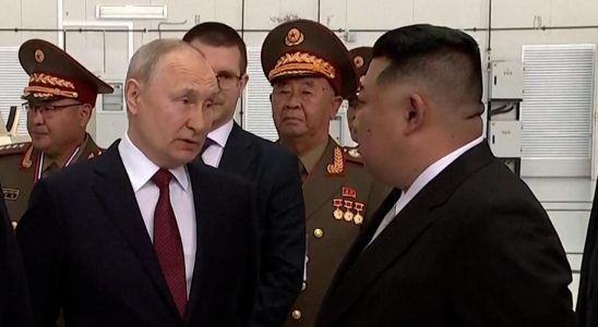 Putin besaenftigt den nordkoreanischen Fuehrer Kim Hafenstaedte angegriffen