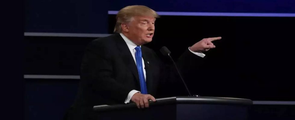 Trump Trump ueberspringt die naechste Debatte der Republikaner und haelt