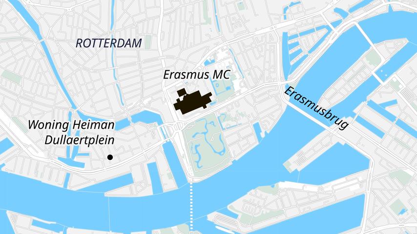 Verdaechtiger nach Schiessereien in Erasmus MC und Rotterdamer Haus festgenommen