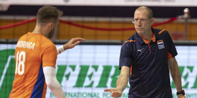 Volleyballspieler starten mit ueberzeugendem Sieg ueber Montenegro in die Europameisterschaft