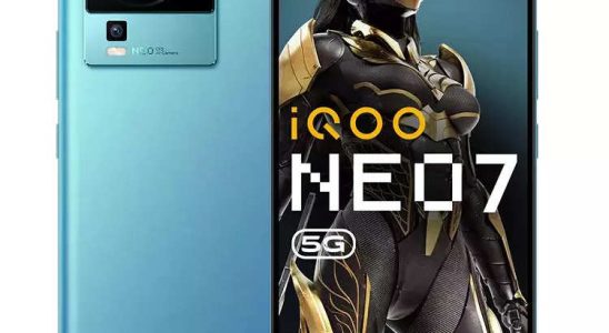 iQoo Neo 7 erhaelt in Indien eine Preissenkung So viel