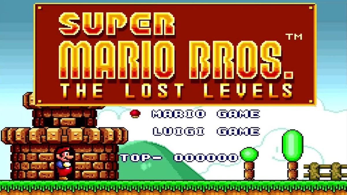 Kopfzeile „Super Mario Bros. Verlorene Level“.