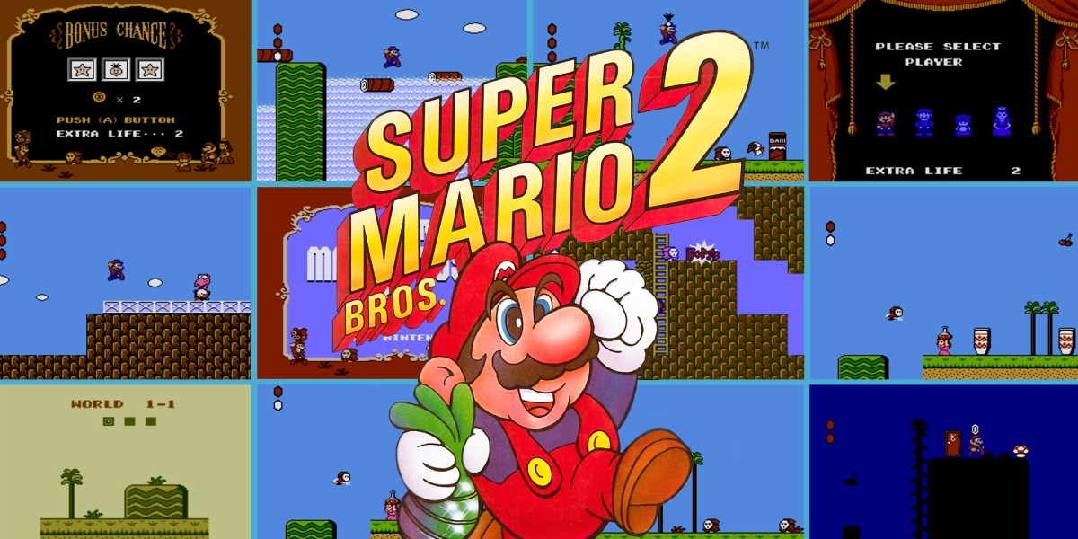 Super Mario Bros. 2 Header