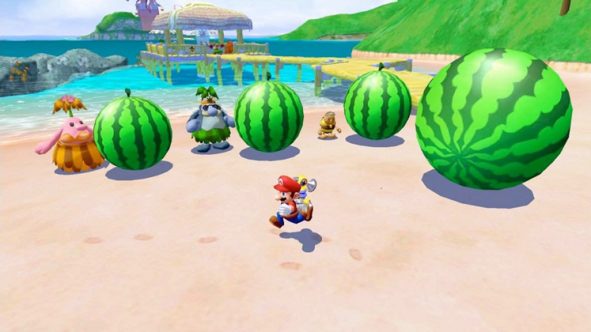 Bild von Super Mario Sunshine als Teil einer Rangliste der schlechtesten und besten 3D-Mario-Spiele.