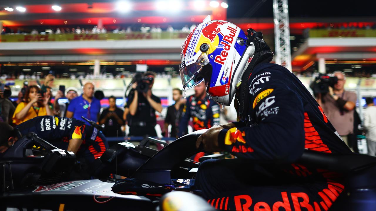 Beeld uit video: Max Verstappen voor de derde keer wereldkampioen na uitvallen Sergio Pérez