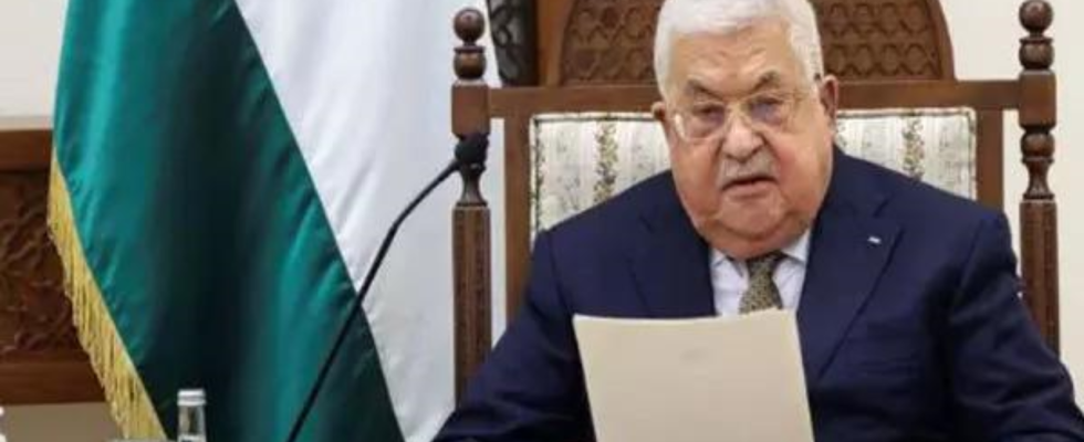 Abbas spricht von Blinkens Ungerechtigkeit gegenueber Palaestinensern die den Konflikt