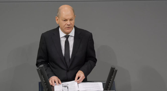 Bundeskanzler Scholz aeussert sich empoert ueber antisemitische Hetze „ausgerechnet in