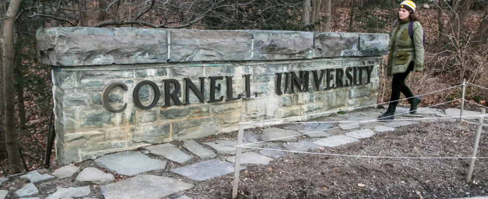 Cornell Juedische Studenten an der Cornell University werden mit Mord