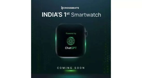 Crossbeats Crossbeats bringt Indiens erste Smartwatch mit ChatGPT auf den