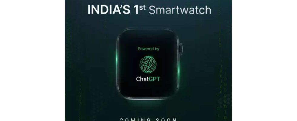 Crossbeats Crossbeats bringt Indiens erste Smartwatch mit ChatGPT auf den
