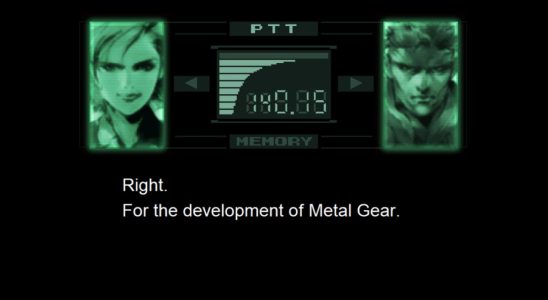 Die Codec Aufrufe von Metal Gear Solid erreichten im ersten Spiel