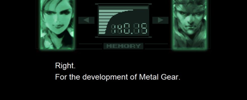 Die Codec Aufrufe von Metal Gear Solid erreichten im ersten Spiel
