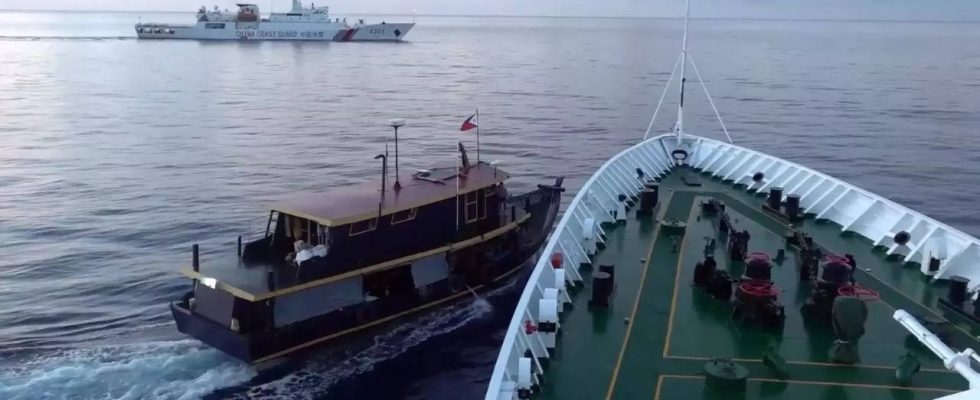 Die Philippinen sagen ihr Schiff sei nicht illegal in einen