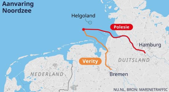 Frachtschiffe kollidieren in der Nordsee ueber Deutschland ein Toter und