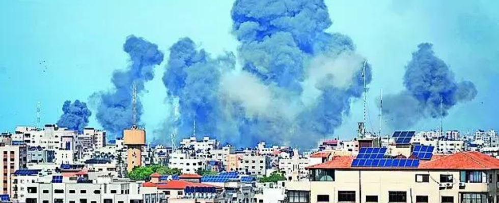 Gaza Israel und Gaza befinden sich im Krieg nachdem die