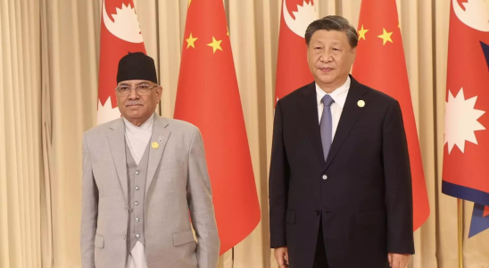 Gegenseitiges Vertrauen Der nepalesische Premierminister Pushpa Kamal Dahal Prachanda sagt