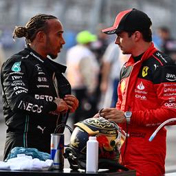 Hamilton und Leclerc nach dem GP Amerika aus technischen Gruenden