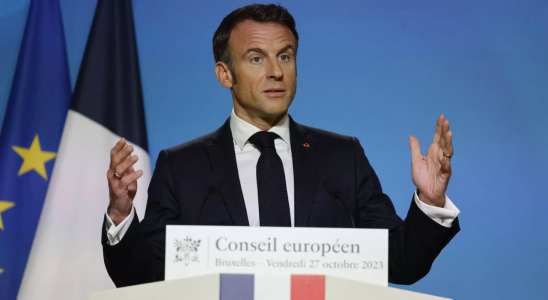 Humanitaerer Waffenstillstand Frankreichs Macron fordert einen „humanitaeren Waffenstillstand im Israel Gaza Krieg