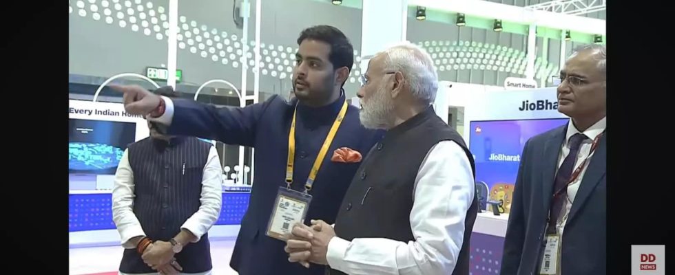 India Mobile Congress 2023 Akash Ambani Vorsitzender von Reliance Jio