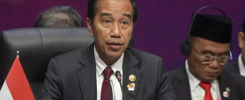 Jokowi Indonesiens Koenigsmacher arbeitet daran seinen Einfluss nach der Wahl