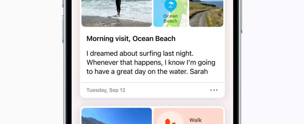 Journal App Apples mit Spannung erwartete Journal App fuer iPhones ist bald