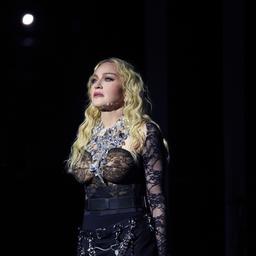 Madonna kommt Stunden zu spaet waehrend Auftritt in Antwerpen