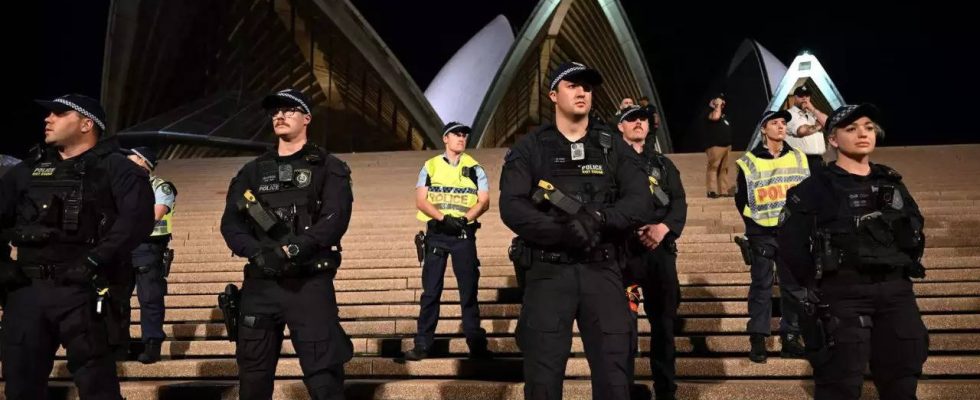 Pro palaestinensisch Australische Polizei waegt vor pro palaestinensischem Protest Sonderbefugnisse ab