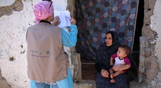 Schwangere Frauen die in Gaza Wehen haben koennen keine medizinische