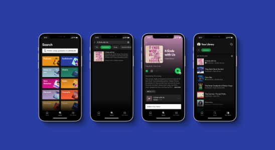 Spotify bietet seinem Premium Abonnement eine Auswahl an Hoerbuechern an