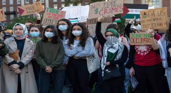 US Universitaeten Die Spannungen an US Universitaeten nehmen im Zuge des Israel Hamas Krieges