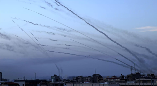 Von Gaza aus werden Raketenangriffe auf Israel abgefeuert