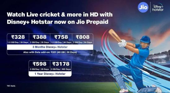 Weltmeisterschaft Livestream zur Cricket Weltmeisterschaft 2023 Reliance Jio fuehrt 6 Prepaid Plaene