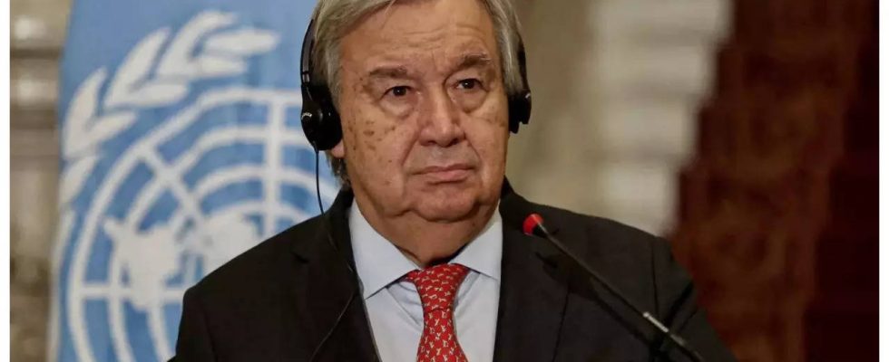 „In welcher Welt leben Sie Israelischer Aussenminister kritisiert UN Chef Antonio