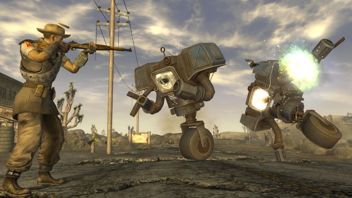 Ein Bild aus Fallout: New Vegas als Teil eines Artikels über Spiele wie Baldur's Gate 3 (BG3).